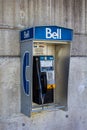 Bell public telephone Royalty Free Stock Photo