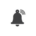 Bell ring vector icon