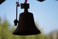 The bell is ringing Made of brass Royalty Free Stock Photo