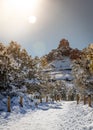 Bell Rock Hiking Path in Sedona Arizona Winter Royalty Free Stock Photo