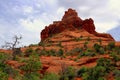 Red Sandstone Formation at Bell Rock Park near Sedona, Arizona Royalty Free Stock Photo