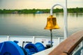 Bell ship river Royalty Free Stock Photo