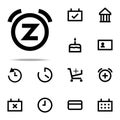 bell snooze icon. web icons universal set for web and mobile