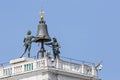 Bell of St Mark's clock tower, In venice Royalty Free Stock Photo