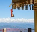 Bell Surkanda Devi Mandir Hindu temple India himalaya Royalty Free Stock Photo