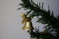 The bell is a symbol of Christmas and is one of the most used ornaments to decorate the Christmas tree, a tradition in many Royalty Free Stock Photo