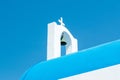 ÃÂ«mall traditional Greek church on the top of mountain Royalty Free Stock Photo
