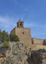 The Bell Tower of the Alcazaba of Antequera, one of the largest examples of a Spanish Castle in Andalusia.