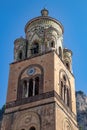 Bell Tower of the Amalfi Cathedral Along the Amalfi Coast Royalty Free Stock Photo