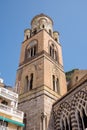 The bell tower of Amalfi Cathedral Royalty Free Stock Photo
