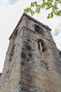 Bell tower at the ancient fortress of Montecatini Alto, Tuscany, Italy