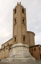 Bell tower and apse of san Cassiano cathedral, Comacchio, Italy Royalty Free Stock Photo