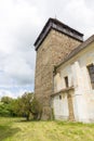 Barcut fortified church - bell tower Royalty Free Stock Photo