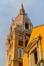 Bell Tower of Basilica Santa Catalina de Alejandria Royalty Free Stock Photo