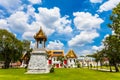 bell tower in Benjamaborphit temple