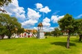 bell tower in Benjamaborphit temple Royalty Free Stock Photo