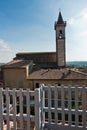 Bell tower at Castello dei Conti Guidi in Vinci, Tuscany