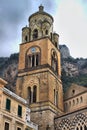 Bell tower of the Cathedral of Amalfi Royalty Free Stock Photo