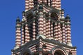 Bell tower of the Cathedral of the Annunciation in Kharkov. fragment.