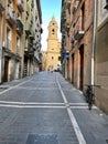 Bell Tower of Cathedral de Santa MarÃÂ­a la Real Royalty Free Stock Photo