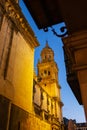 Bell tower of the Cathedral of Jaen in Spain