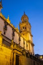 Bell tower of the Cathedral of Jaen in Spain