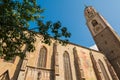 Bell Tower of the Cathedral of Merano - Italy / Detail of the bell tower of the Cathedral of St. - Nicholas in Merano, Bolzano, so