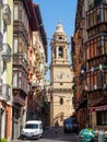 Calle Curia - Pamplona Royalty Free Stock Photo