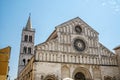 Bell tower, Cathedral of St. Anastasia, Zadar, Croatia Royalty Free Stock Photo