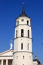 Bell Tower of the Cathedral of Vilnius Royalty Free Stock Photo