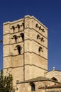 Bell Tower of Cathedral Zamora, Spain Royalty Free Stock Photo