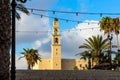 Bell tower of catholic cathedral