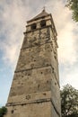 The bell tower and the Chapel of the Holy Arnir in Split, Croat