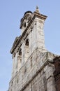 Bell tower of the chapel of San Ildefonso College, Alcala Royalty Free Stock Photo