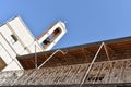 bell tower of Douma church in Lebanon