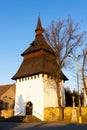 bell tower of church in Bily Ujezd, Czech Republic