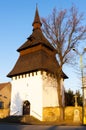 bell tower of church in Bily Ujezd, Czech Republic