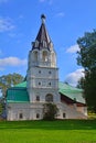 Bell tower Church of the Intercession of virgin in the Museum Alexandrovskaya Sloboda, Alexandrov city, Vladimir region, Russia