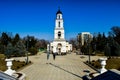 Bell tower of the Church of the Nativity of Christ Royalty Free Stock Photo