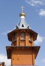 Bell tower of the Church of the Nativity of the Prophet, Forerunner and Baptist John in the village Zaruchevnya Shilovskaya