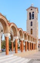 Bell tower of the church of Saint Nektarios. Faliraki. Rhodes