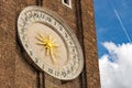 Bell tower of the Church of the Santi Apostoli - Venice Italy Royalty Free Stock Photo