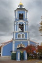 Bell tower of Church in Tsaritsyno park, Moscow, Russia