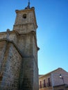 Bell tower of the Colegio de GramÃÂ¡ticos S.XVII in the municipality of Cueva de Toledo Royalty Free Stock Photo