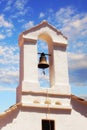 Bell tower detail of a church in Skopelos Town