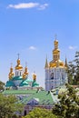 Bell Tower of Distant Caves and Church of Birth Blessed Virgin Holy Assumption of Kiev Pechrsk Lavra monestary, Kyiv, Ukraine