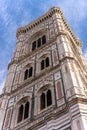 Bell tower and dome of the cathedral of Florence, Italy