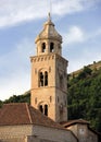 Bell-tower of the Dominican monastery, Dubrovnik, Croatia Royalty Free Stock Photo