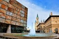 Pilar square in Zaragoza Royalty Free Stock Photo