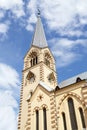 Bell tower of the Evangelical-Lutheran Stt. Royalty Free Stock Photo